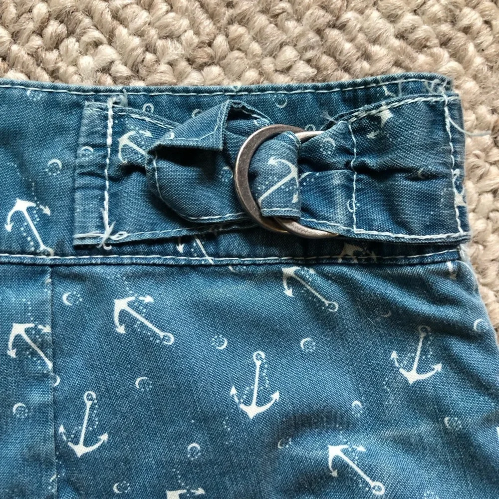 Vintage Polo Ralph Lauren Men’s Riviera Nautical Anchor Swim Trunks Late90s/Y2K
